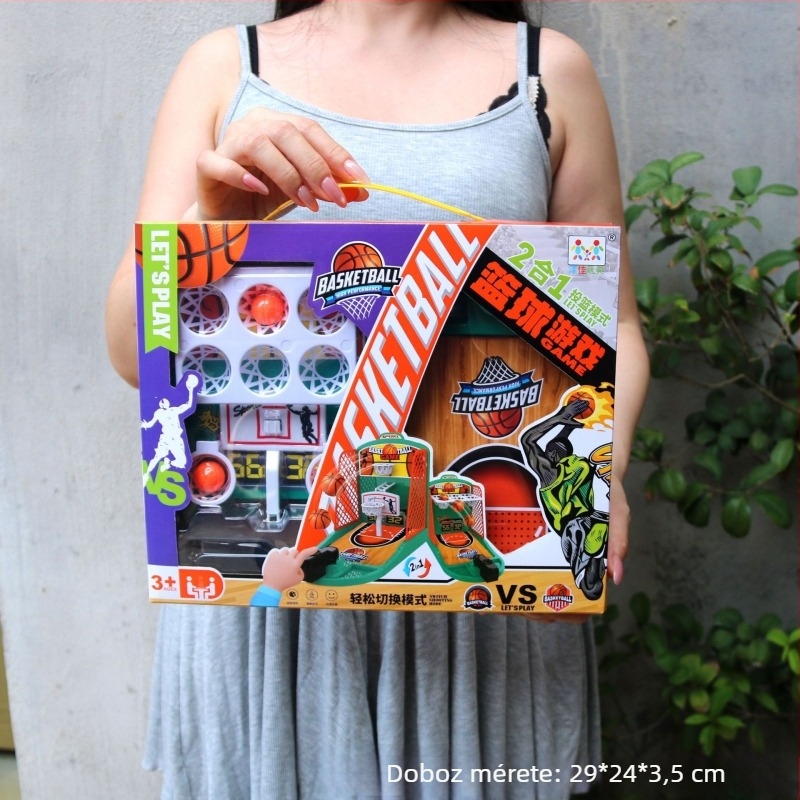 Gyerekeknek szánt asztali játék készlet — két játékos párbaj, műanyag anyagból; 4–14 éveseknek megfelelő; csomagolás: doboz