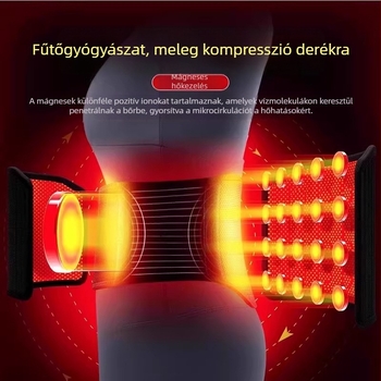 Mágneses önmelegedő deréköv – lumbális porckorongsérv és lumbális izomfeszülés esetén, uniszex, időseknek