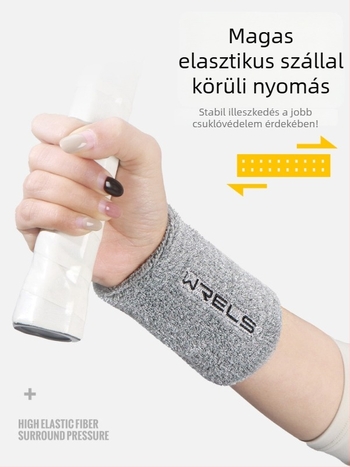 Sportos csuklópánt magas rugalmassággal és izzadságszívó anyaggal – poliészter rost, csuklóvédelem, csuklópánt