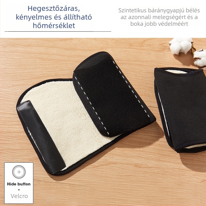 Bokavédő poliészter rostból (Anyag: Poliészter; Kezelt rész: Boka; Alkalmas tevékenységek: futás, kerékpározás)