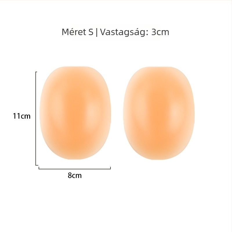 Silicone térdvédő síeléshez és havas sportokhoz, térdvédő, esés elleni, belső szilikon párna, univerzális, 150-200 g