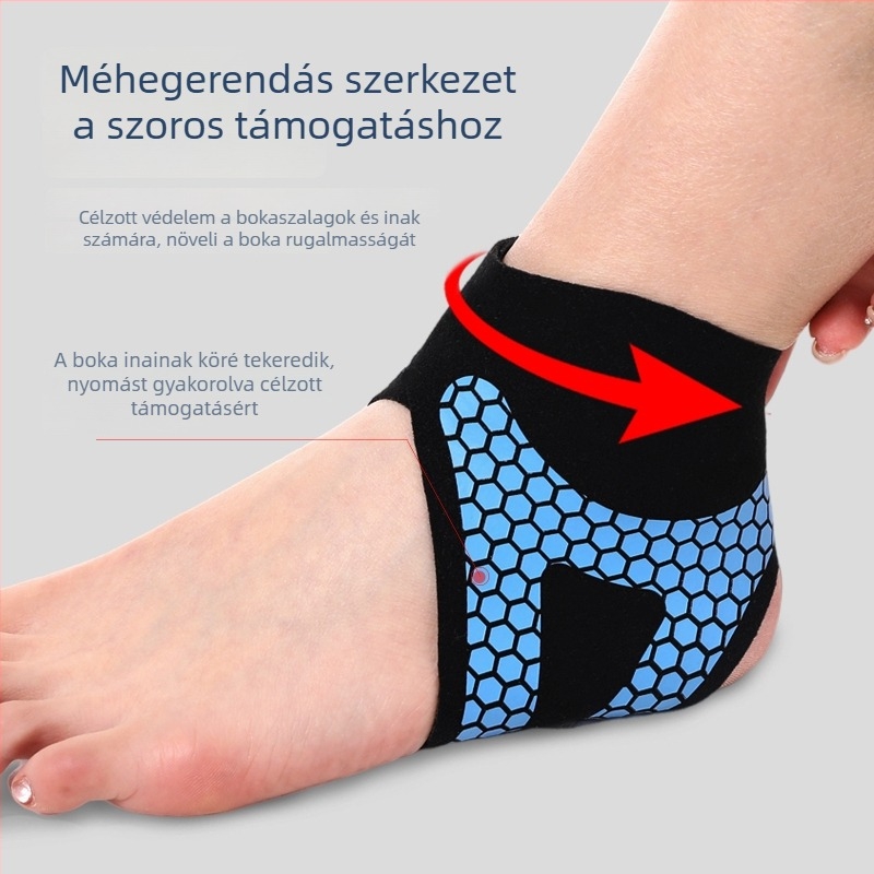 Bokarögzítő a ficamvédelmére — professzionális sportkötés a bokak fixálásához • Anyag: nylon + spandex • Alkalmas: általános használatra • Sport: kosárlabda • Csomagolás: 500 db