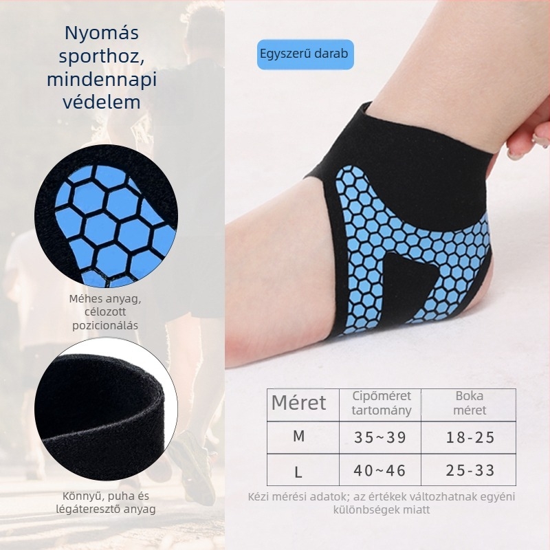 Bokarögzítő a ficamvédelmére — professzionális sportkötés a bokak fixálásához • Anyag: nylon + spandex • Alkalmas: általános használatra • Sport: kosárlabda • Csomagolás: 500 db