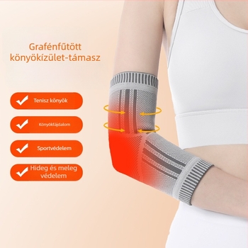 Graphén rostból készült könyökvédő univerzális badmintonhoz