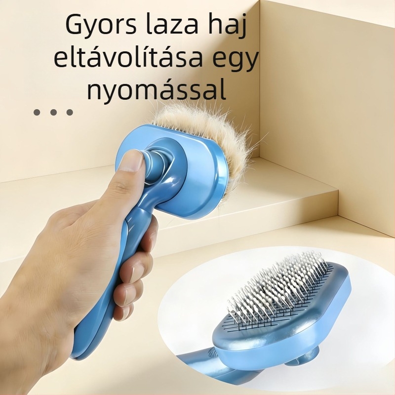 Állatgondozó eszköz – Szőrzet eltávolító kefe kutyáknak és macskáknak, öntisztító, ABS anyag, Chong Zhi Yao márka, modell FXSZ, 100 g