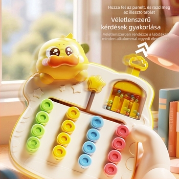 Gyerekeknek szóló oktató puzzle-játék színfelismeréssel és logikus gondolkodással (Anyag: műanyag; Korosztály: 4–6 év; Csomagolás: táska; 3C: 2024152202054298)