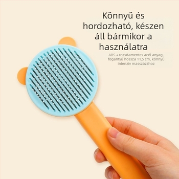 Kutyaszőr eltávolító fésű ABS és rozsdamentes acél tüskékkel, Tanizaki, fésű-ecset, 500 darabos csomag