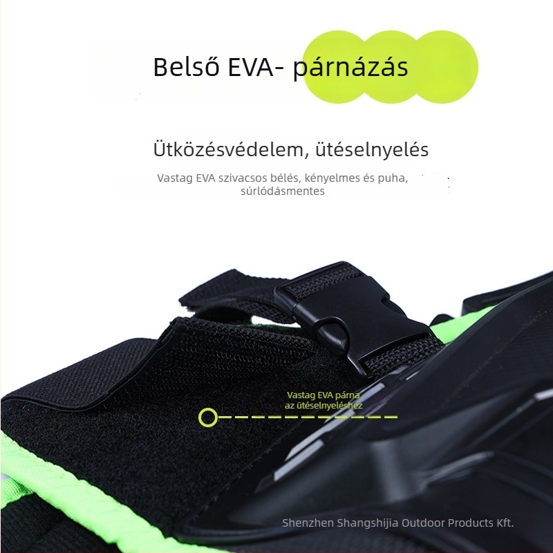 Gyerekeknek szánt kerékpáros védőfelszerelés EVA anyaggal, derék- és vállvédő