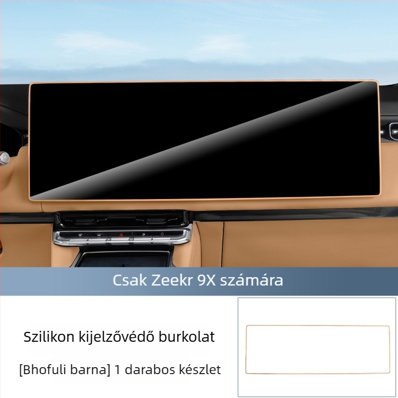 Silikon autóképernyő védőburkolat, karcolás elleni és ütközés elleni védelem, teljes védelem, továbbfejlesztett osztály (Anyag: szilikon; Modell: Ji Krypton 9x; Alkalmazási rész: középső konzol; Funkciók: karcolás elleni, ütközés elleni, teljes védelem)
