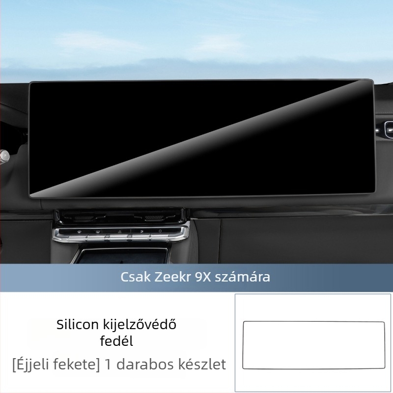 Silikon autóképernyő védőburkolat, karcolás elleni és ütközés elleni védelem, teljes védelem, továbbfejlesztett osztály (Anyag: szilikon; Modell: Ji Krypton 9x; Alkalmazási rész: középső konzol; Funkciók: karcolás elleni, ütközés elleni, teljes védelem)
