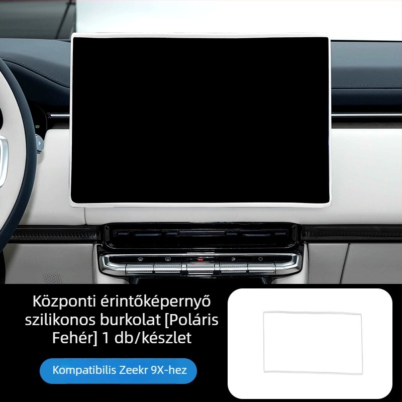 Silikon autóképernyő védőburkolat, karcolás elleni és ütközés elleni védelem, teljes védelem, továbbfejlesztett osztály (Anyag: szilikon; Modell: Ji Krypton 9x; Alkalmazási rész: középső konzol; Funkciók: karcolás elleni, ütközés elleni, teljes védelem)