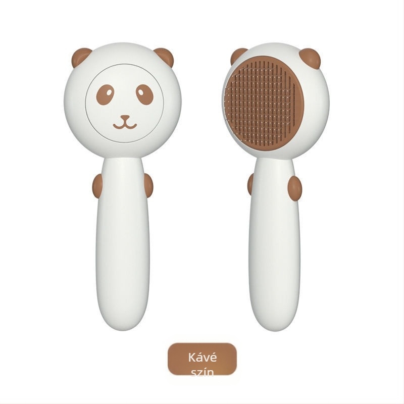 Kutyák és macskák ápoló fésű, PP anyag, KUCHI márka, eltávolítja a kilógó szőrt, alkalmas rövid- és hosszú szőrű macskáknak