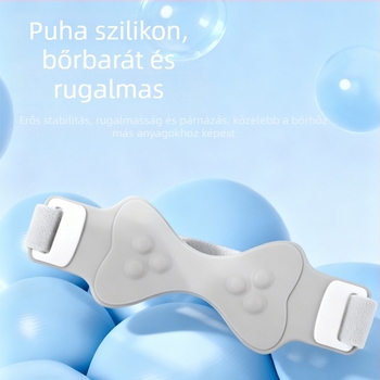 Szilikon térdvédő patelláris pánttal – felnőtteknek, futáshoz, kosárlabdához, ugrókötélhez és túrázáshoz