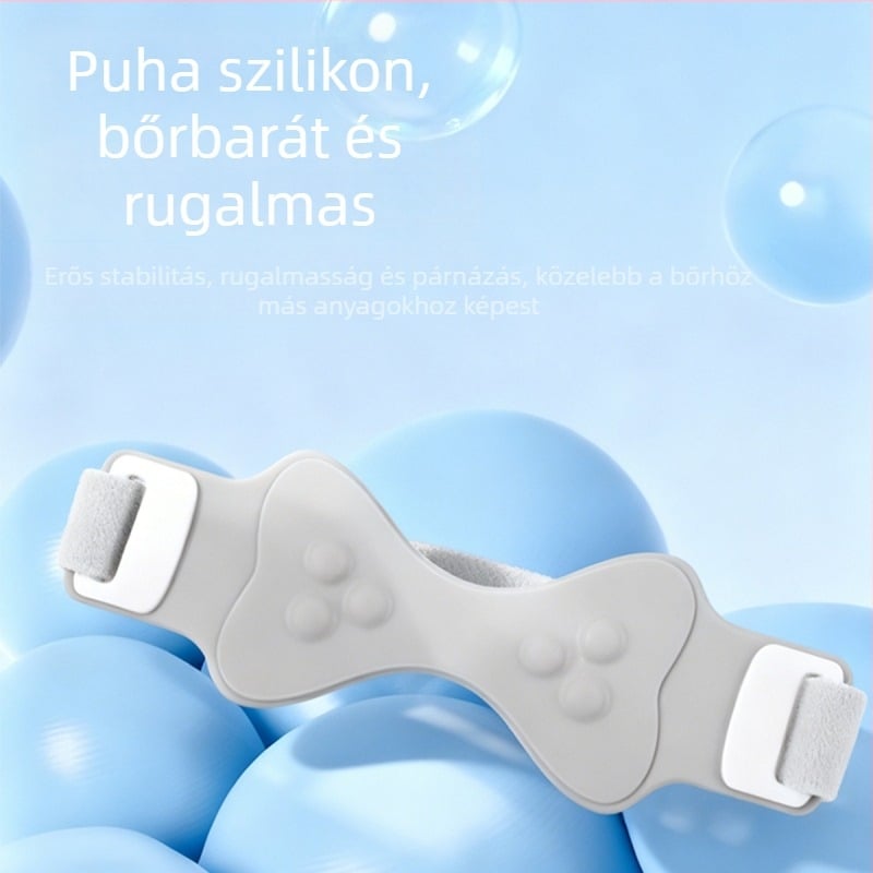 Szilikon térdvédő patelláris pánttal – felnőtteknek, futáshoz, kosárlabdához, ugrókötélhez és túrázáshoz