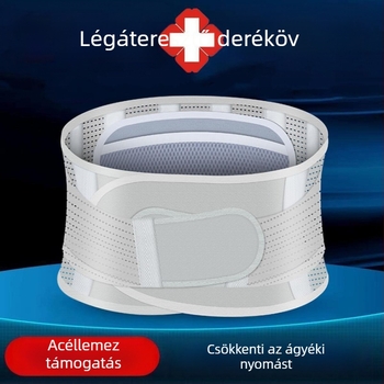 Derékvédő öv, lélegző poliészter testtel, uniszex, alkalmas futáshoz, kerékpározáshoz és más sportokhoz, négy évszakos használat