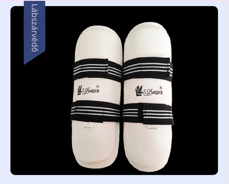 Könyök- és sípcsontvédő készlet bokszhoz és harcművészetekhez, felnőttek és gyerekek számára, habanyag, 10 darabos csomag