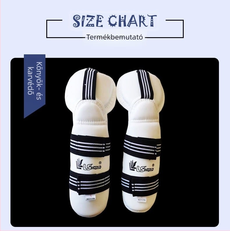 Könyök- és sípcsontvédő készlet bokszhoz és harcművészetekhez, felnőttek és gyerekek számára, habanyag, 10 darabos csomag
