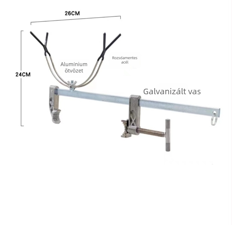 Horgászbot tartó hajóplatóhoz – Univerzális híd, jéghorgászat, fémszerkezet