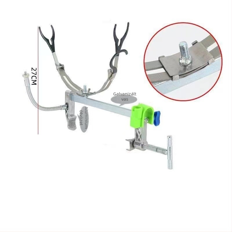 Horgászbot tartó hajóplatóhoz – Univerzális híd, jéghorgászat, fémszerkezet