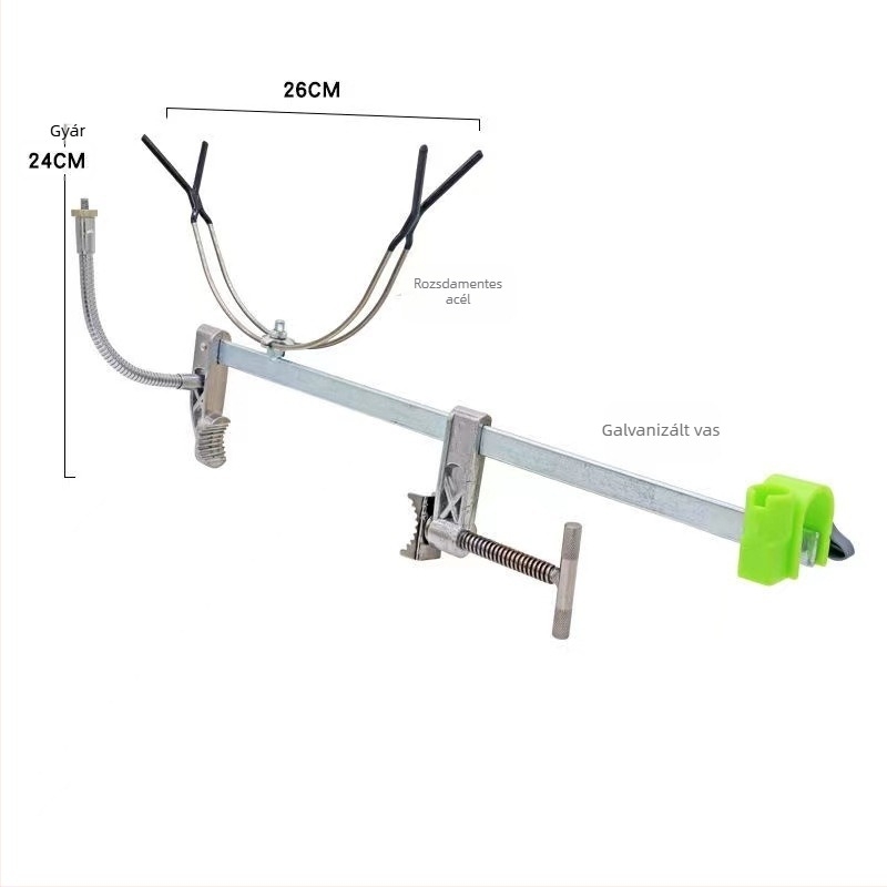Horgászbot tartó hajóplatóhoz – Univerzális híd, jéghorgászat, fémszerkezet