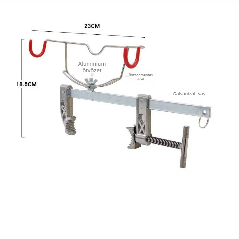 Horgászbot tartó hajóplatóhoz – Univerzális híd, jéghorgászat, fémszerkezet