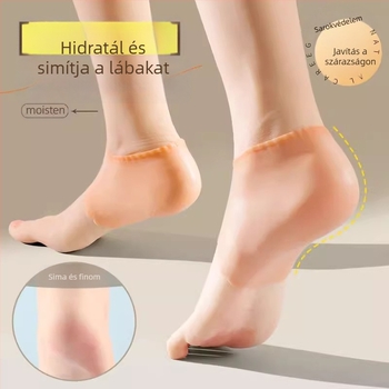 Szilikon sarokvédő, rendkívül vékony; anti-szárazság és repedés elleni védelem; általános cipőkhöz; stílus: fél készlet, mindennapi viselet; modell: Egyéb