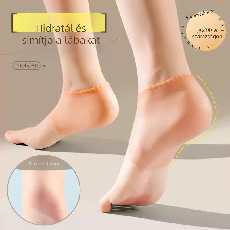 Szilikon sarokvédő, rendkívül vékony; anti-szárazság és repedés elleni védelem; általános cipőkhöz; stílus: fél készlet, mindennapi viselet; modell: Egyéb