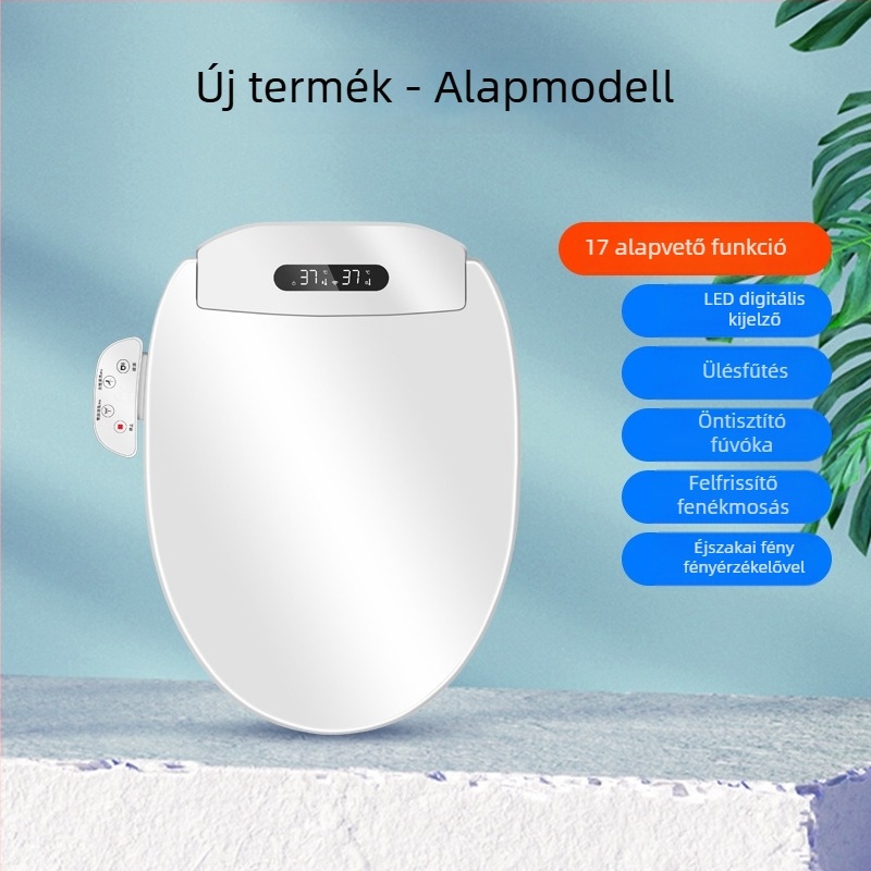 Intelligens vécéfedél fertőtlenítéssel, univerzális kompatibilitás, automata működés, ülés melegítés, fúvócső öntisztítás, meleg levegő szárítás, víz hőmérséklet-szabályozás, víznyomás-szabályozás, modell 510-08B