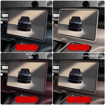 NIO ES8 középkonzol szilikon kijelzővédő, belső fólia, öntapadó telepítés