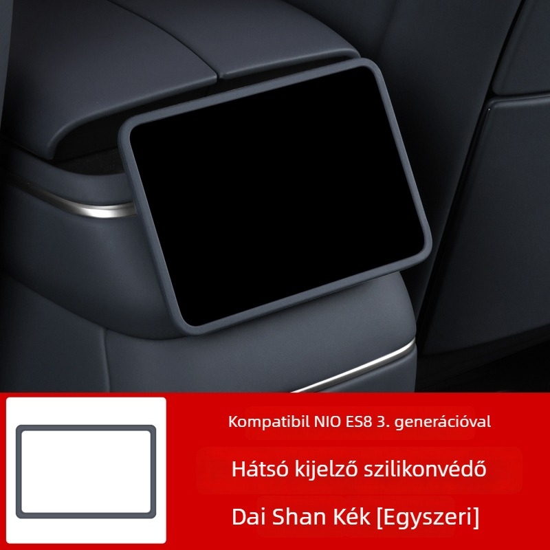 NIO ES8 középkonzol szilikon kijelzővédő, belső fólia, öntapadó telepítés