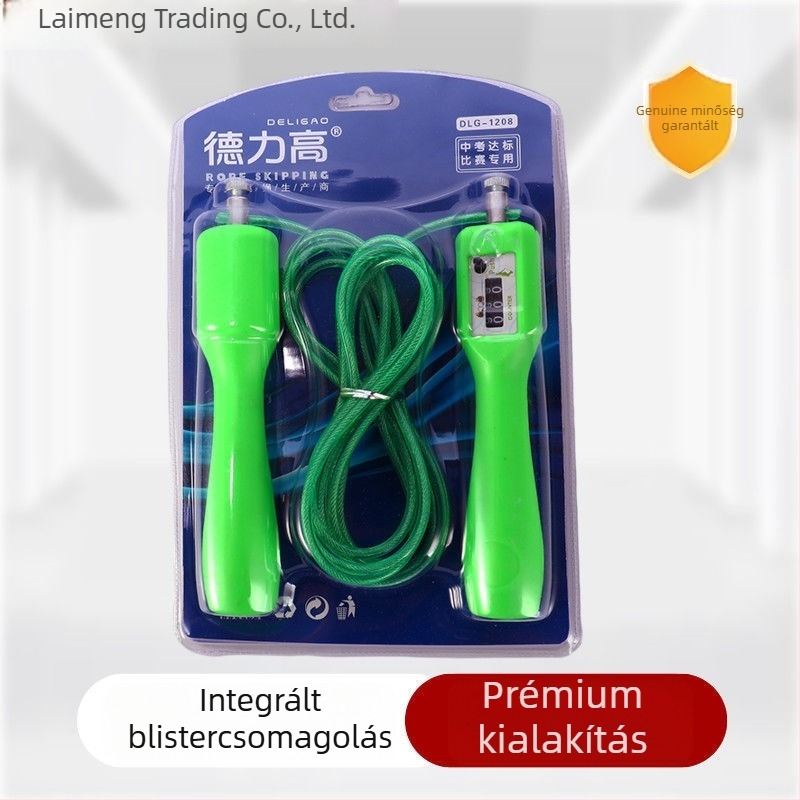 Ugrókötél PVC bevonattal és acélhuzallal a fitness tréningekhez – kardió és zsírégetés, megfelelő felnőtteknek és tiniknek