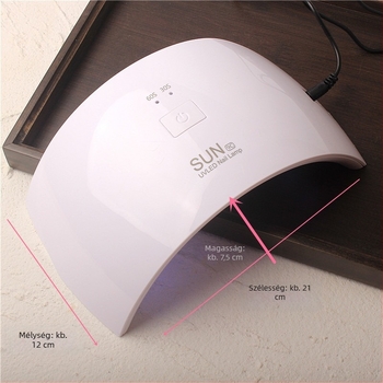 Sunshine 9C körömlámpa fototerápiával LED-del, gyors szárítással (OEM)