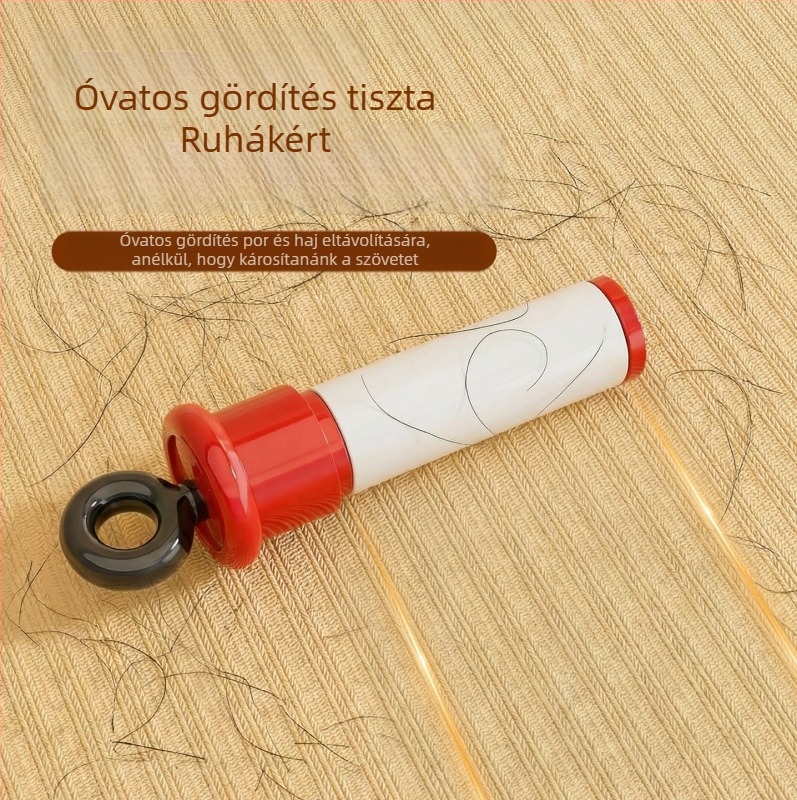 Mini roller a ruhaszőrszálak eltávolítására – mosható, 2-in-1 haj és por tisztító, ABS műanyag, márka One chestnut