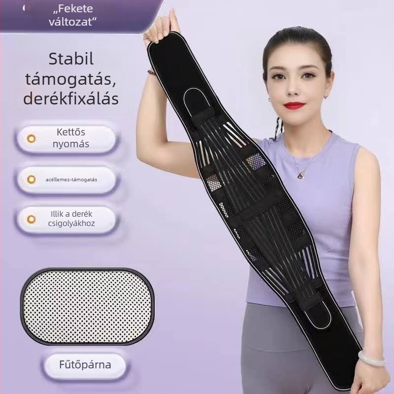 Derékvédő öv poliészter rostból, uniszex, hegymászáshoz, futáshoz és edzéshez.