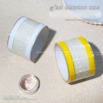 Manikűr pecsét tisztító szalag – egyszer használatos, téphető, műanyag, 1 darab