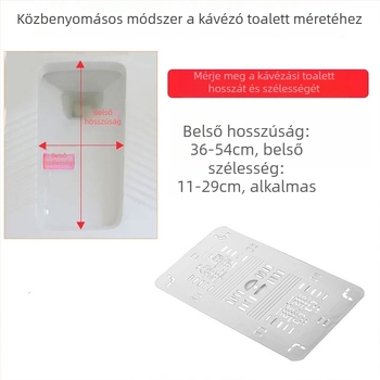 Rujie PP WC-fedél a squat WC-hez — tartozék, modern minimalist stílus