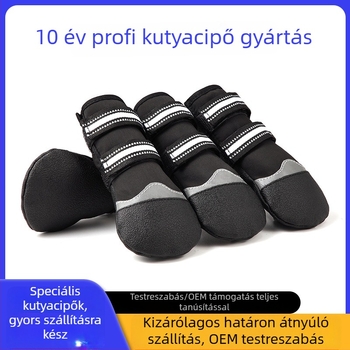 Kutyacipők, textil anyag, lezser stílus, vízálló, csúszásgátló, kopásálló, Származás: Guangdong