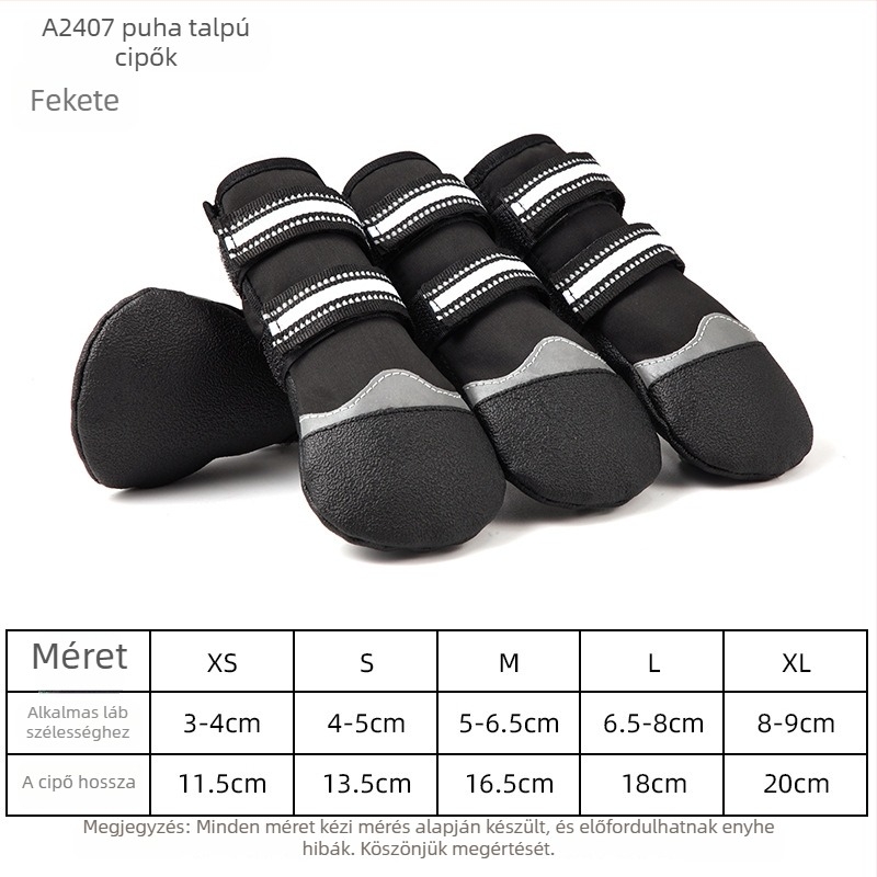 Kutyacipők, textil anyag, lezser stílus, vízálló, csúszásgátló, kopásálló, Származás: Guangdong