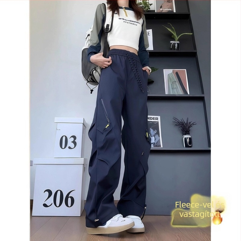 Férfi téli termo nadrág fleece-béléssel extrém hideg (-40°C) esetére, vastag sí- és túranadrág, háromvédelmi funkcióval