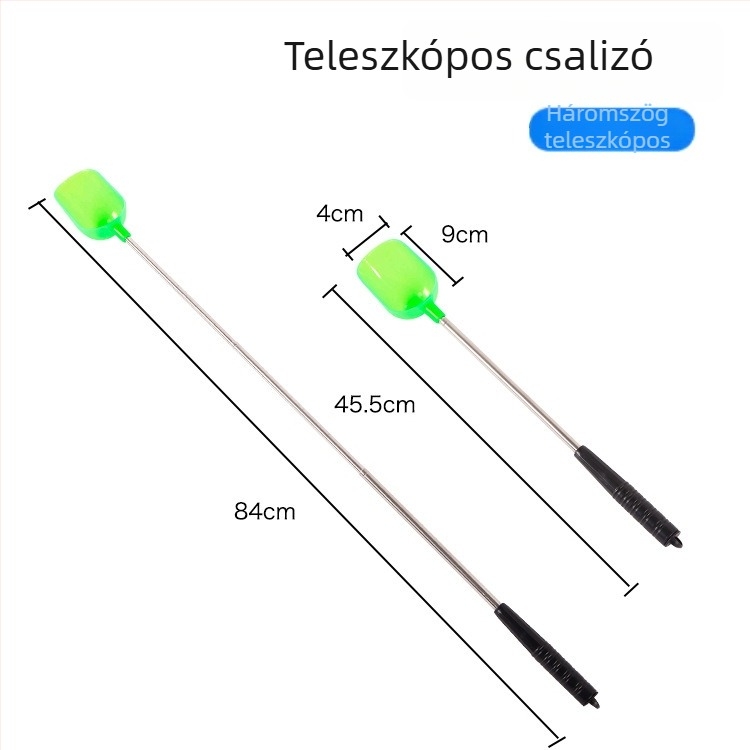 Két részes szénszálas etetőkanál távoli dobókészülékkel, 80/100/120 cm