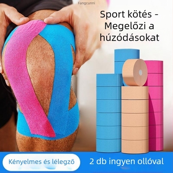 Öntapadós elasztikus bandázs sportizmokhoz, pamut alapú, húzódások megelőzése, rehabilitáció támogatása.