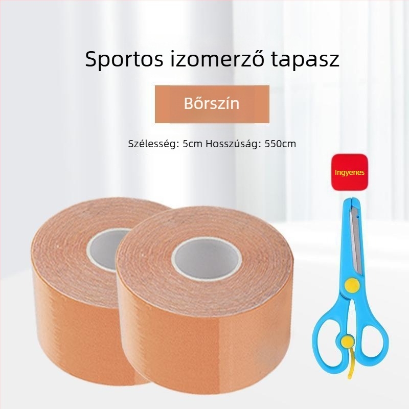 Öntapadós elasztikus bandázs sportizmokhoz, pamut alapú, húzódások megelőzése, rehabilitáció támogatása.