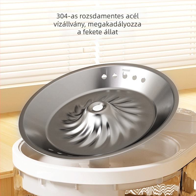 Znys-pp05 Macska- és kutya vízadagoló, levehető, kapacitás 1500–3000 ml, súly 535 g