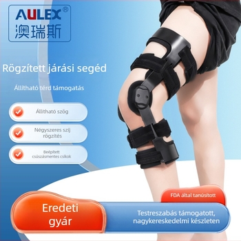 Aulex térdortézis – univerzális illeszkedés, alumíniumötvözet és műanyag felépítés, 10 darabos csomag, egészségügyi masszázs céljából