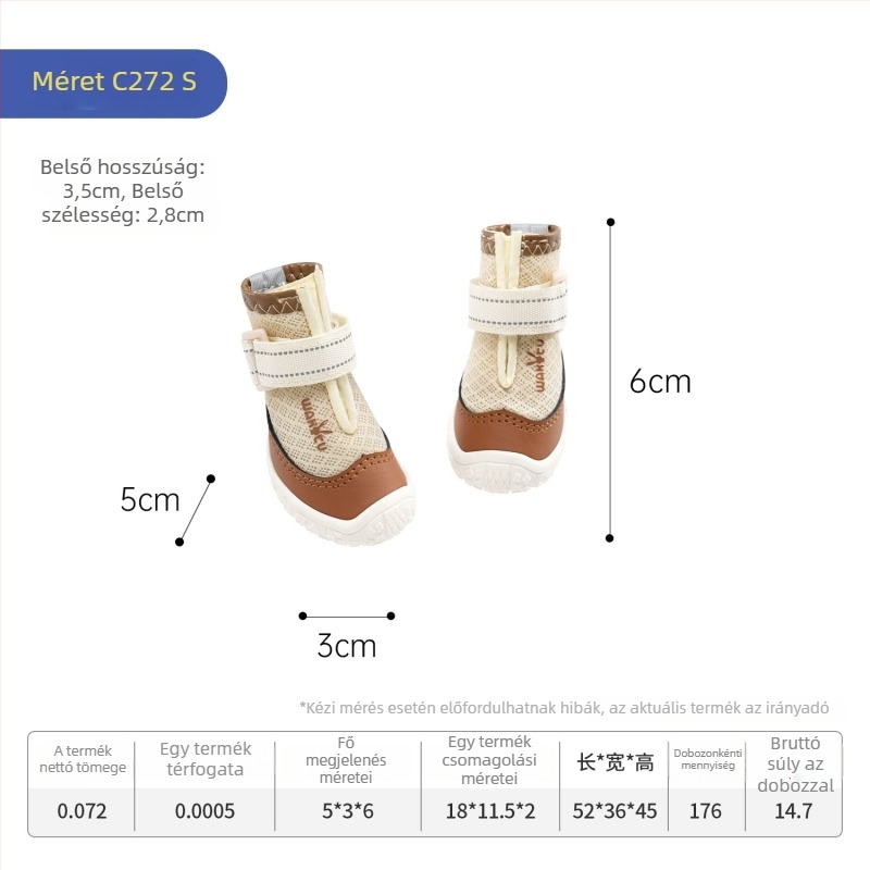 Wakytu kutya cipő – vízálló hálós anyag, csúszásmentes, kopásálló (Kód C272)