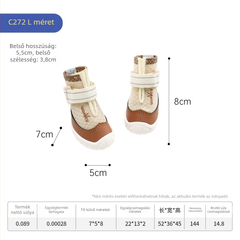 Wakytu kutya cipő – vízálló hálós anyag, csúszásmentes, kopásálló (Kód C272)