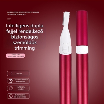 Nine Leaf Bird elektromos szemöldök-trimmelő készülék — kezdőknek szóló eszköz szemöldök formázására, különböző szőrös szálak nyírására, 5 éves élettartam