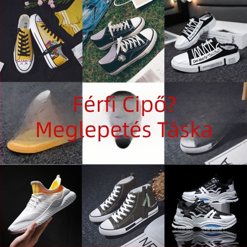 Férfi Martin csizma - magas szárú, PU felsőrész, vastag talp, magasságnövelő, koreai stílus