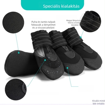Kutya beltéri cipő — textil, vízálló, meleg, csúszásmentes, kopásálló