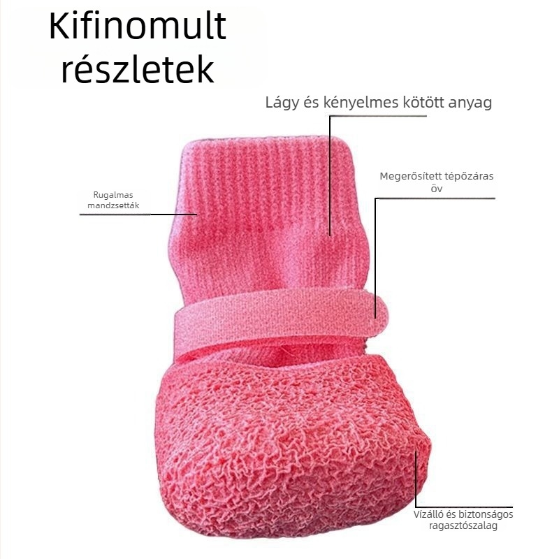 Kutyacipők háziállatoknak — csúszásgátló, vízálló, kopásálló, puha talppal